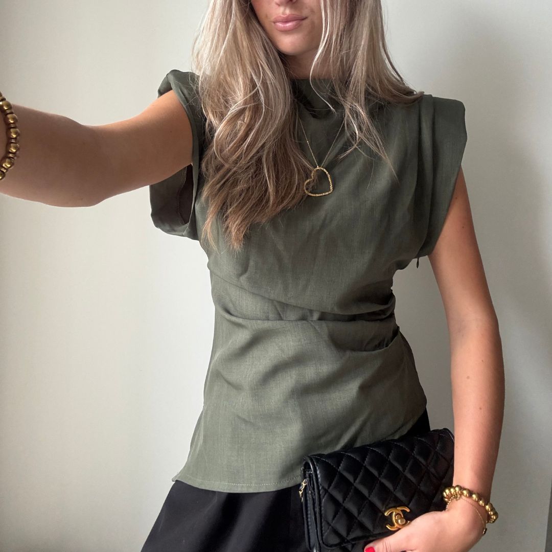 CLAIRE TOP GROEN