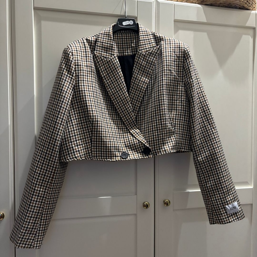 FELINE BLAZER CROPPED