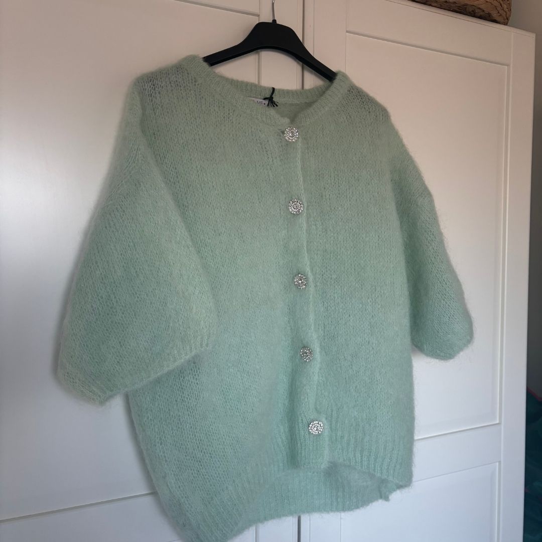 NOÉ VEST MOHAIR MINT