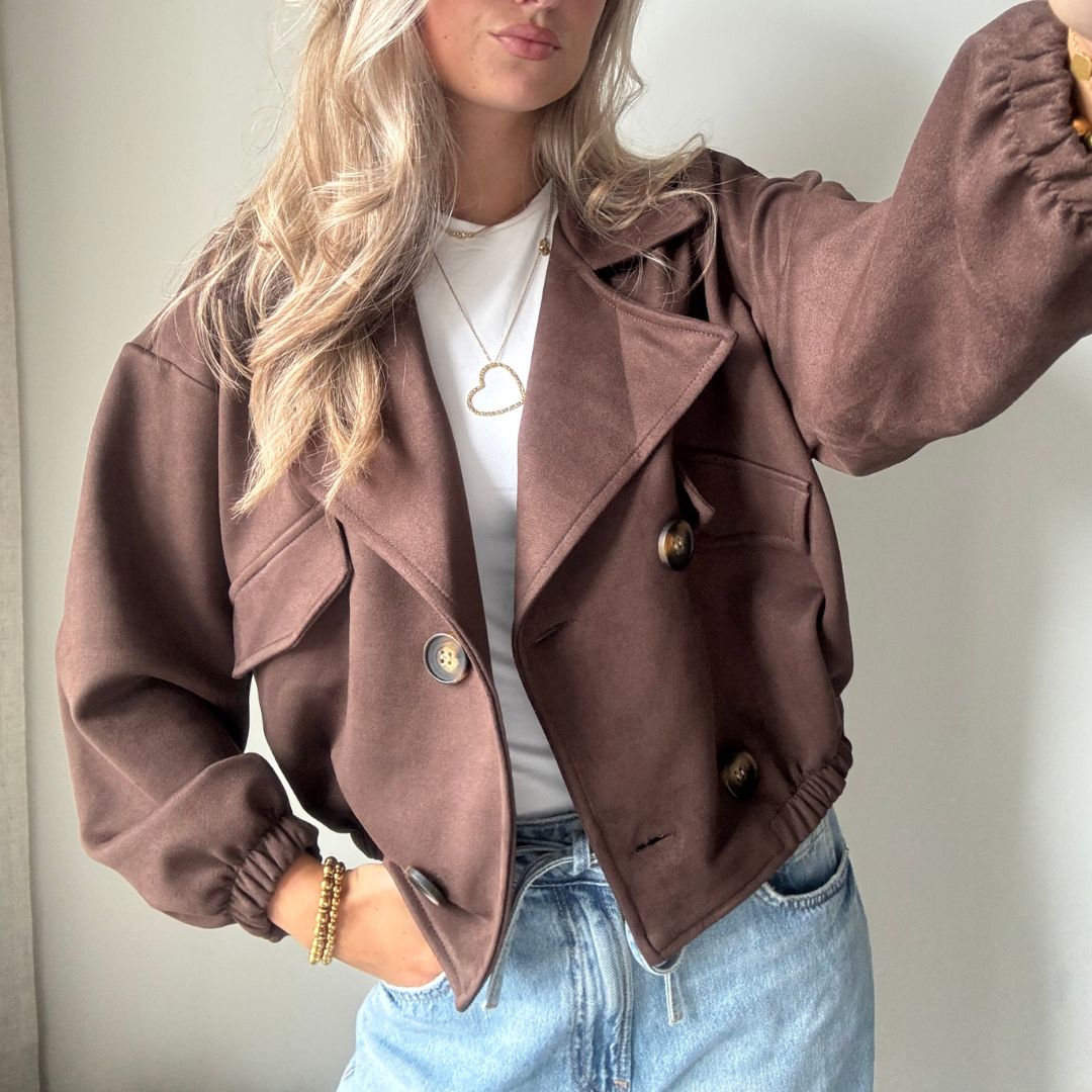 AUDREY TRENCHCOAT BRUIN