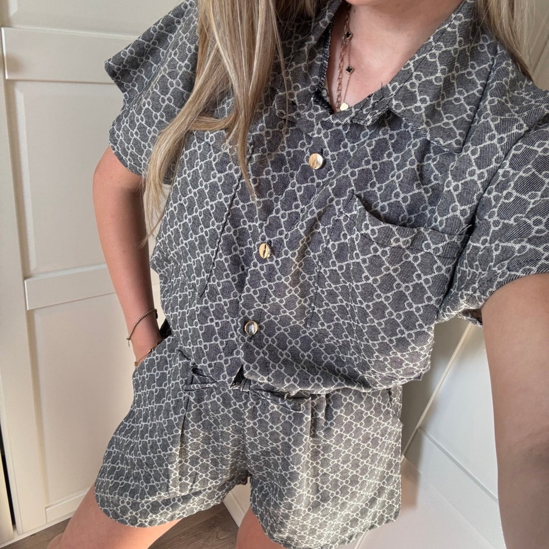 GUUSJE SET DONKERGRIJS