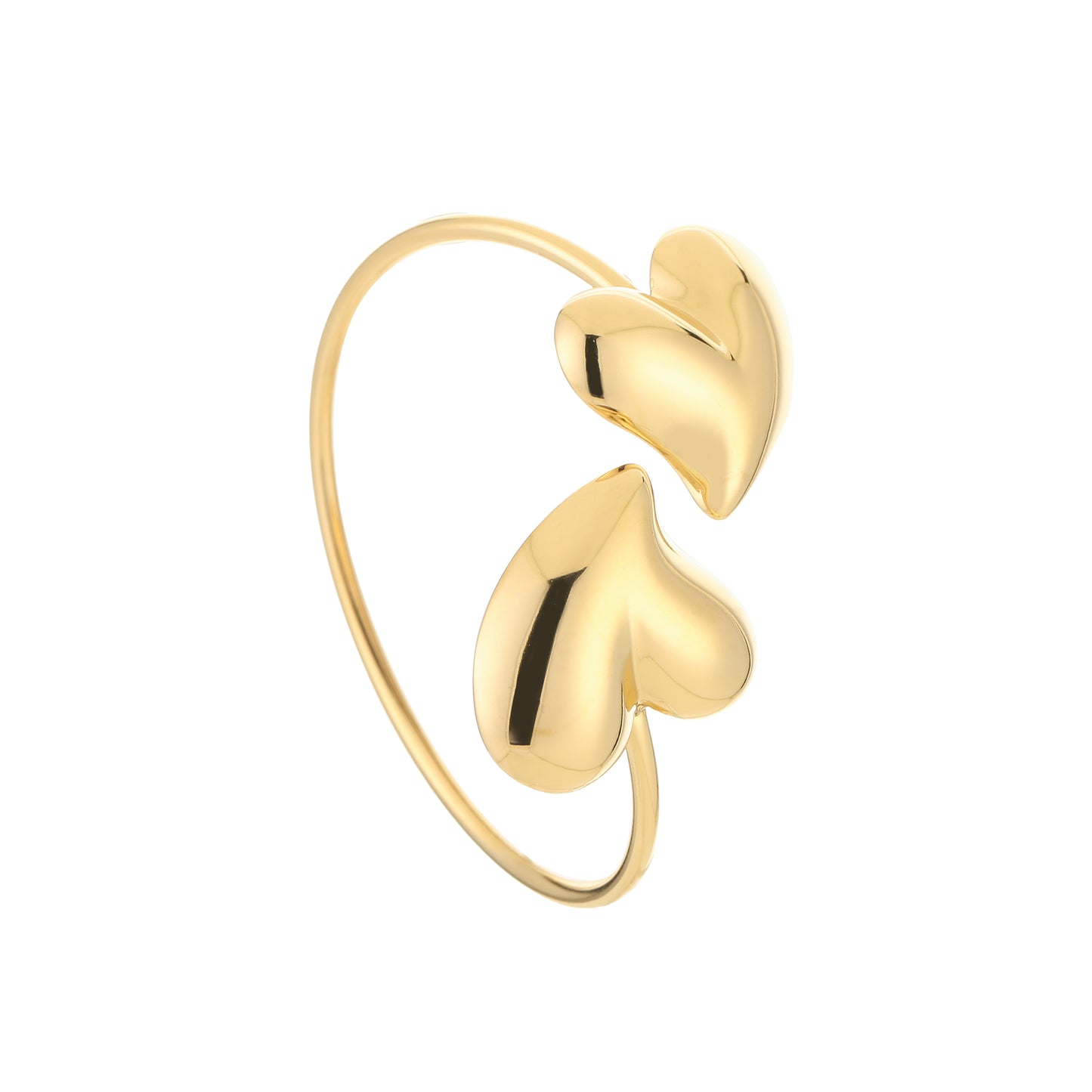 HEART BANGLE GOUD