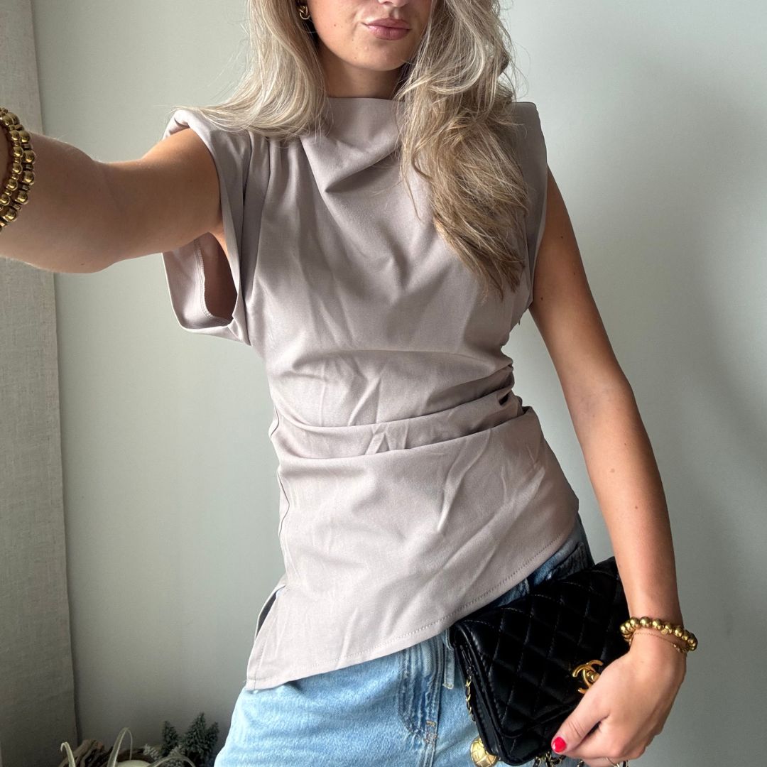 CLAIRE TOP TAUPE