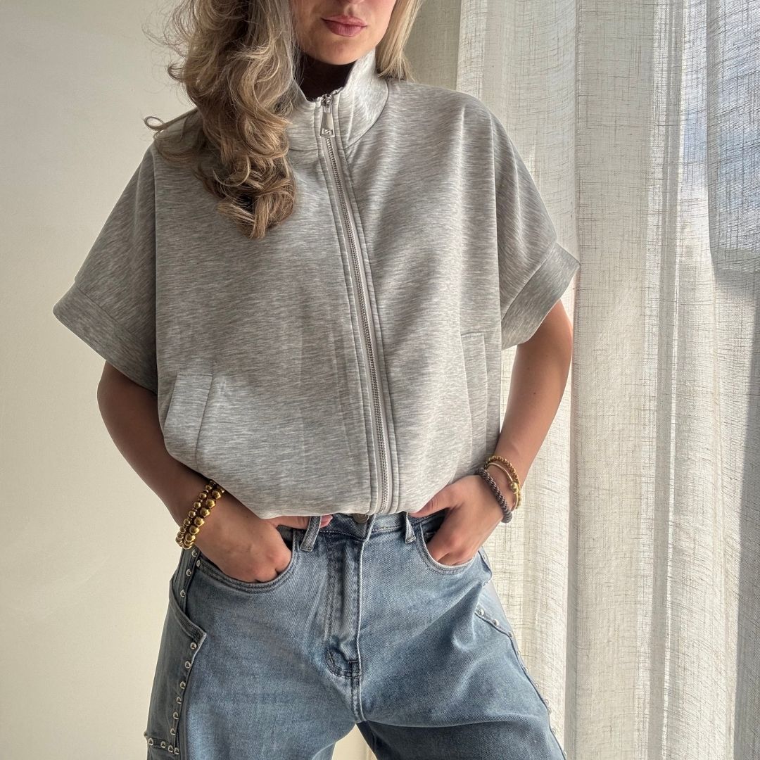 KAYLEE VEST GRIJS