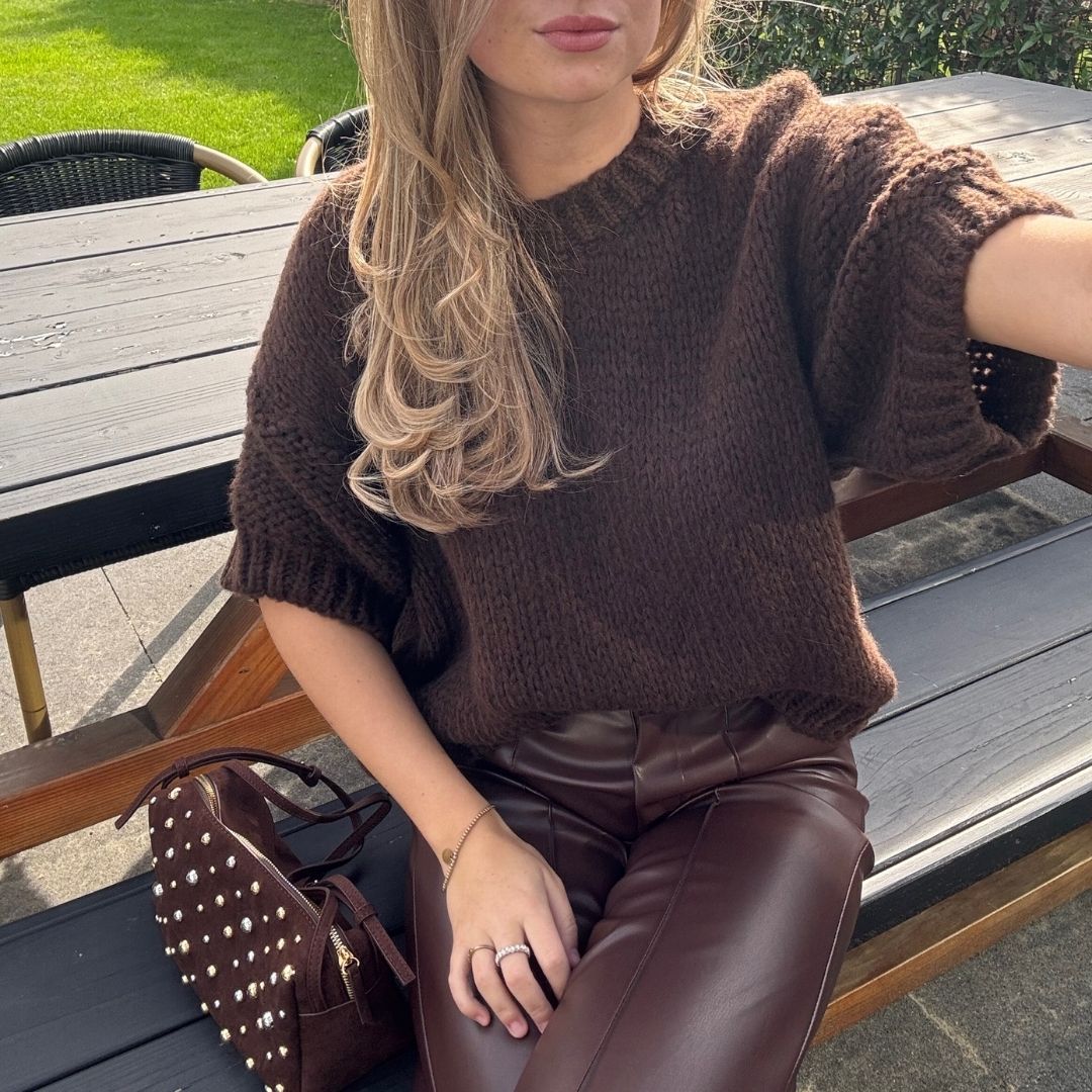 BELLE TRUI KNIT DONKERBRUIN