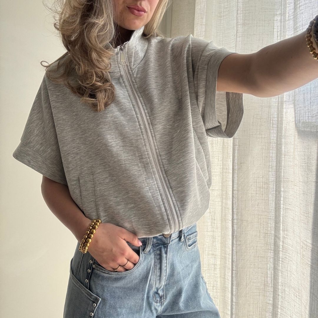 KAYLEE VEST GRIJS