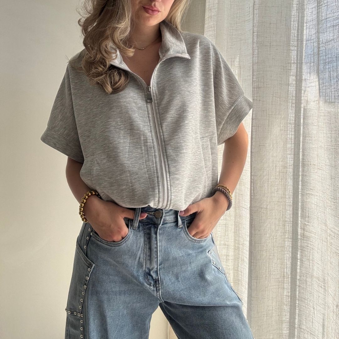 KAYLEE VEST GRIJS