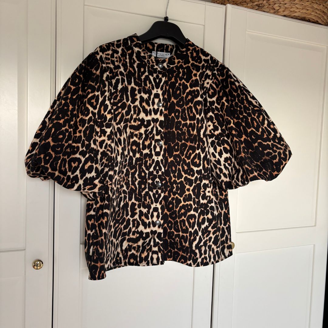 Charlie blouse panterprint