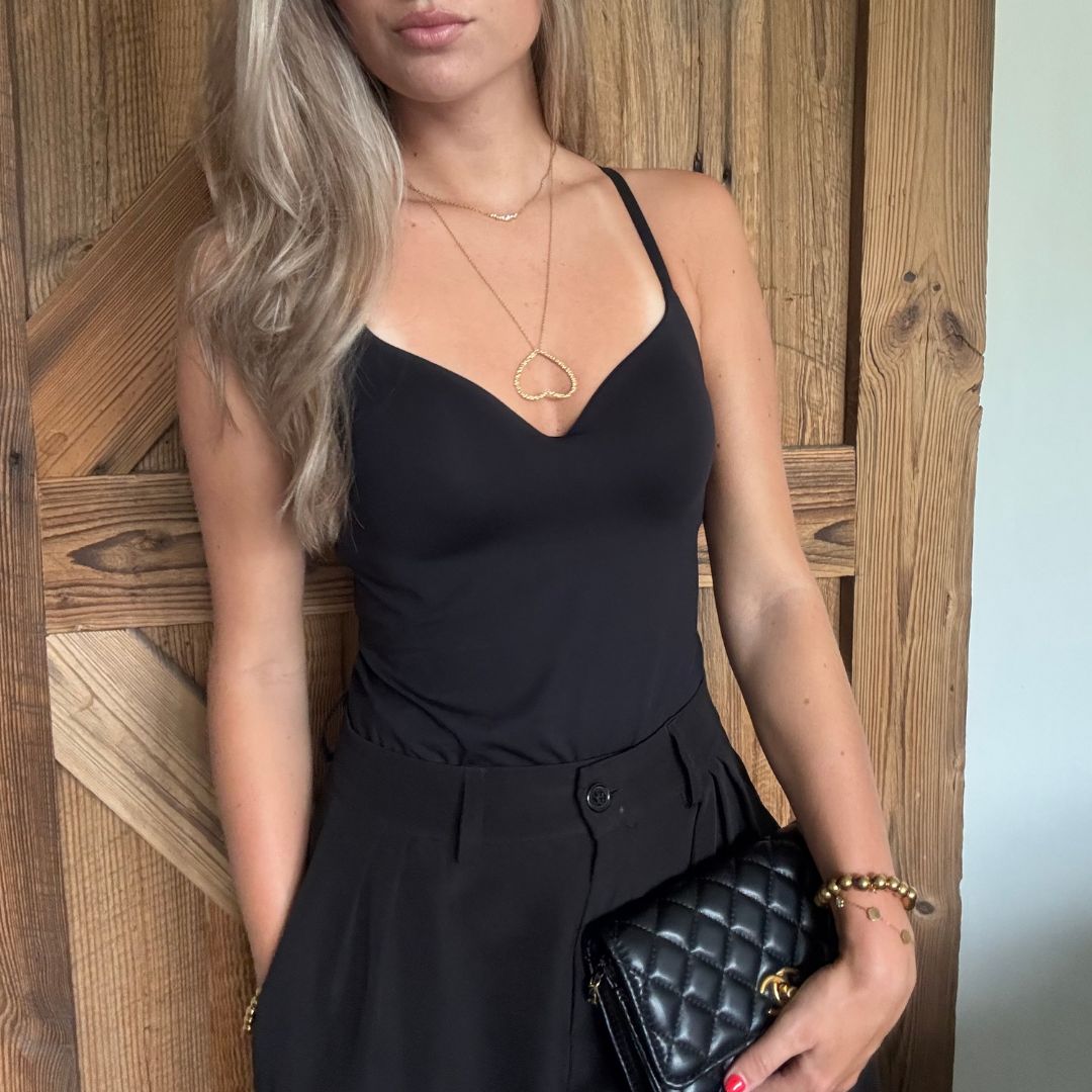 FLORENCE TOP ZWART