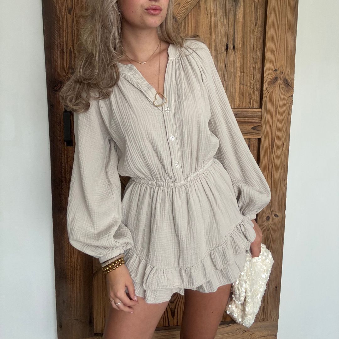 LOLA PLAYSUIT BEIGE