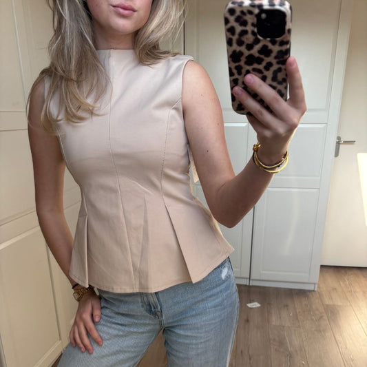 Blair top beige