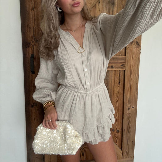 LOLA PLAYSUIT BEIGE