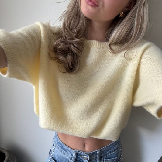 PIEN KNIT GEEL