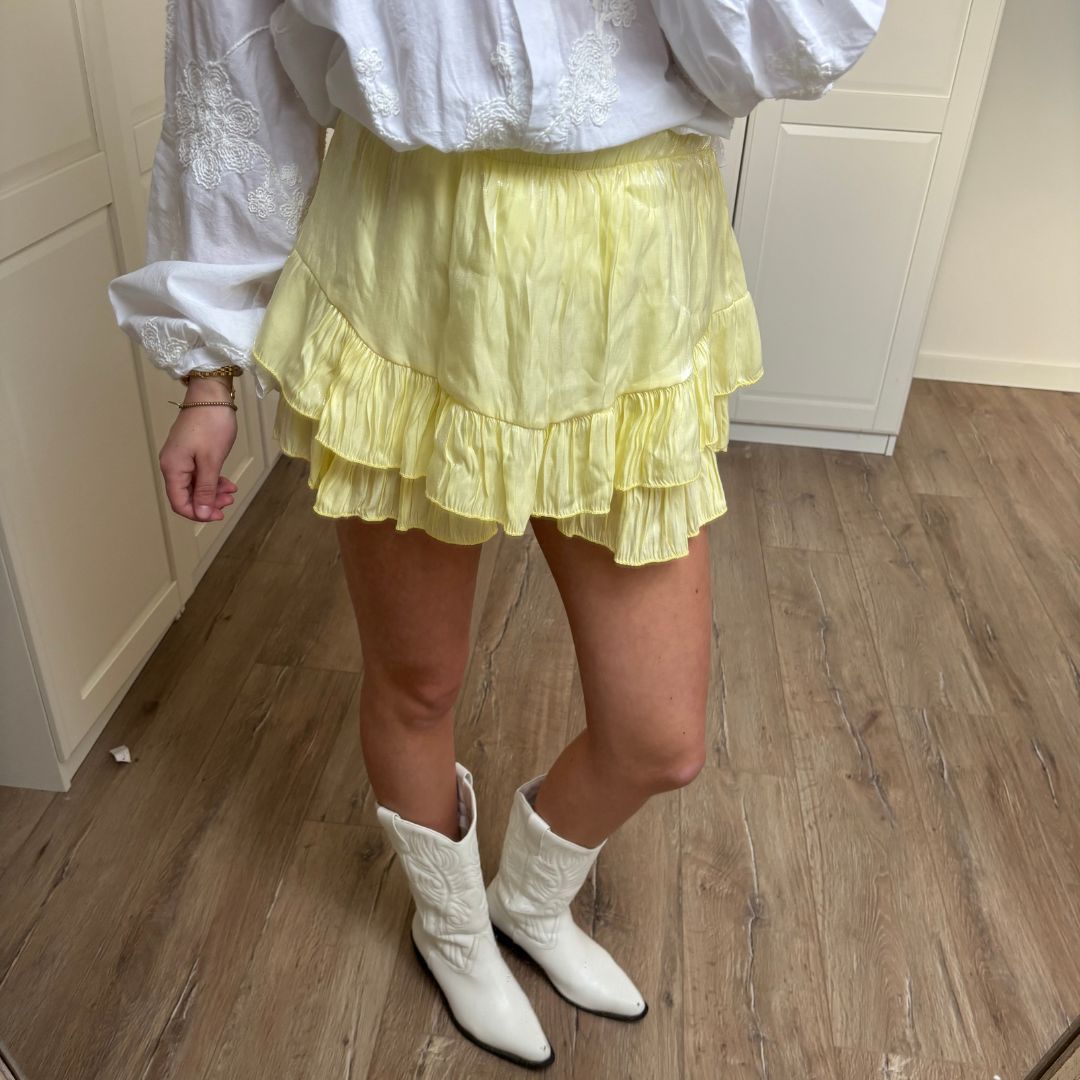 Sunny skort geel