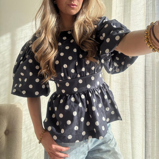 DELILAH TOP DONKERBLAUW