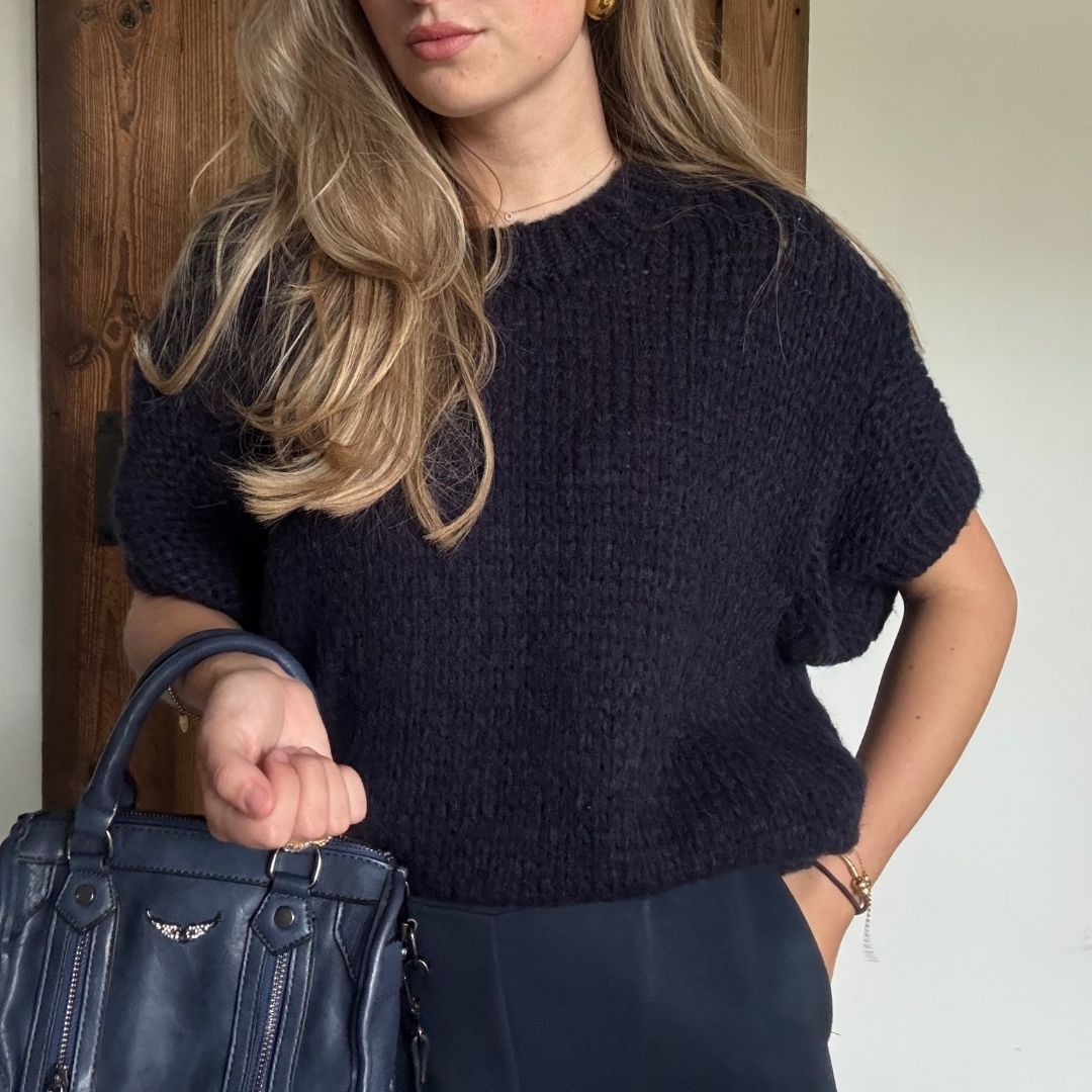 BELLE TRUI KNIT DONKERBLAUW