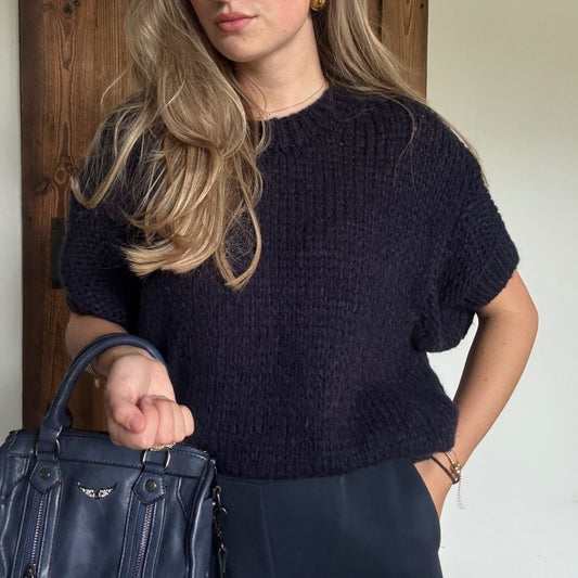 BELLE TRUI KNIT DONKERBLAUW