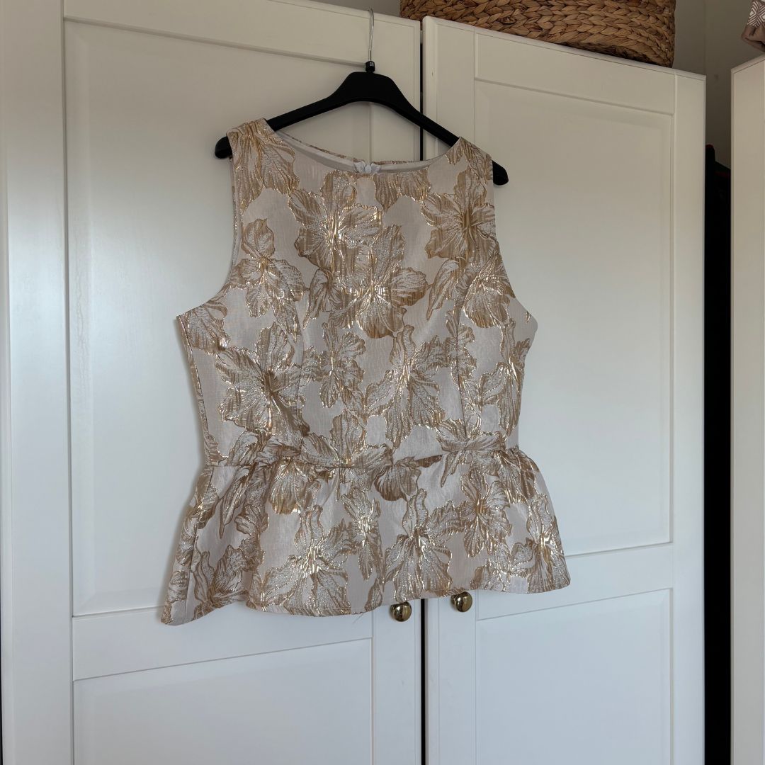 Fleur top beige