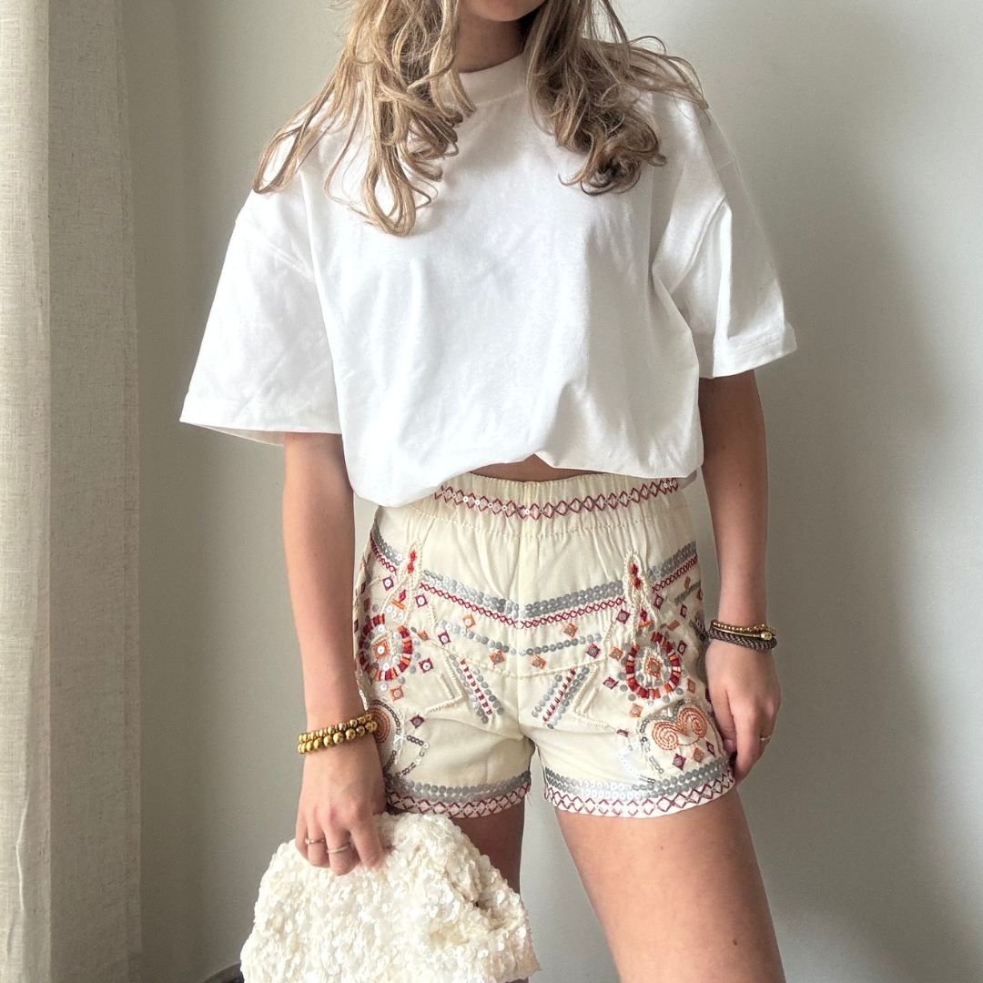 BOHO SHORT BEIGE