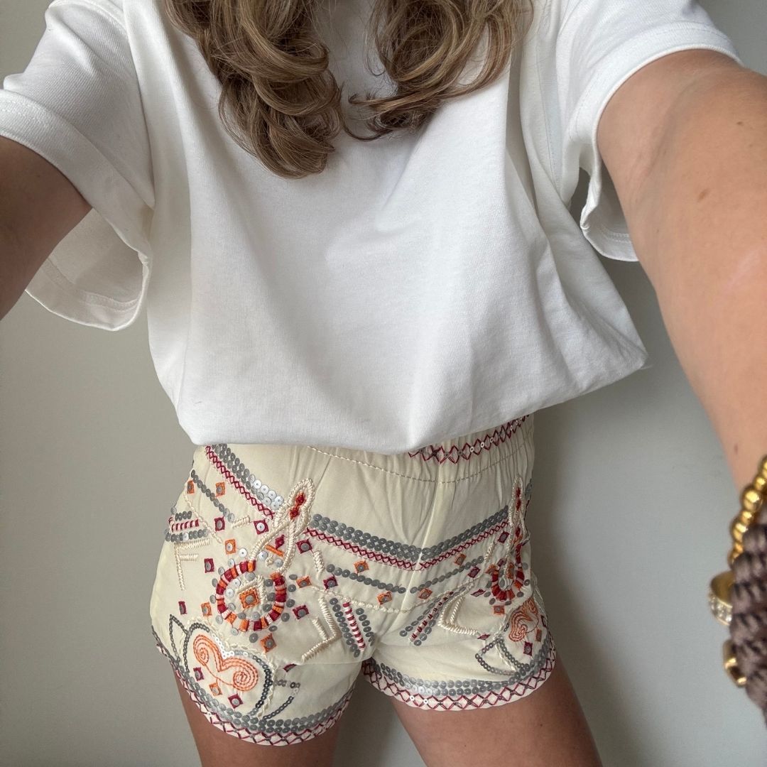 BOHO SHORT BEIGE