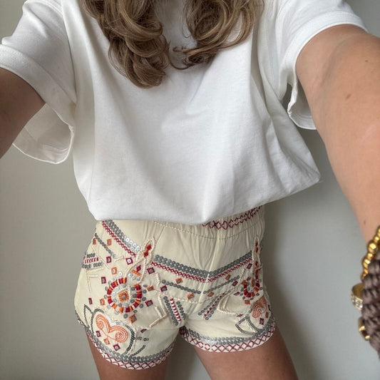 BOHO SHORT BEIGE