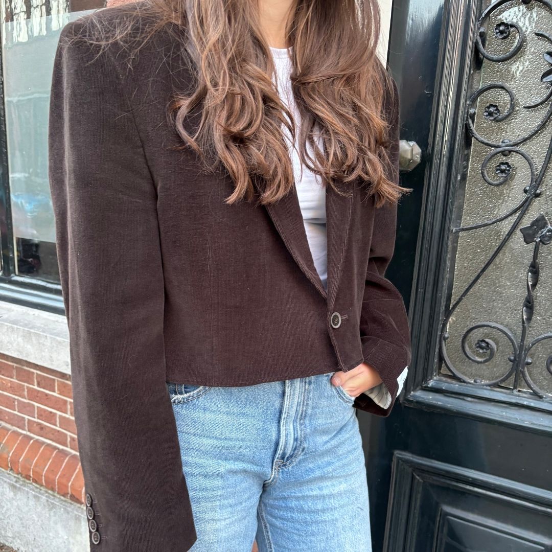 JESSIE BLAZER CROPPED