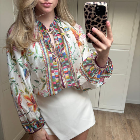 Isla blouse beige