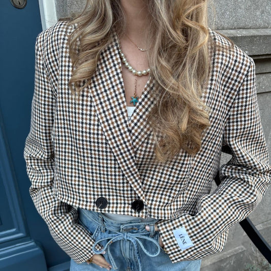 FELINE BLAZER CROPPED