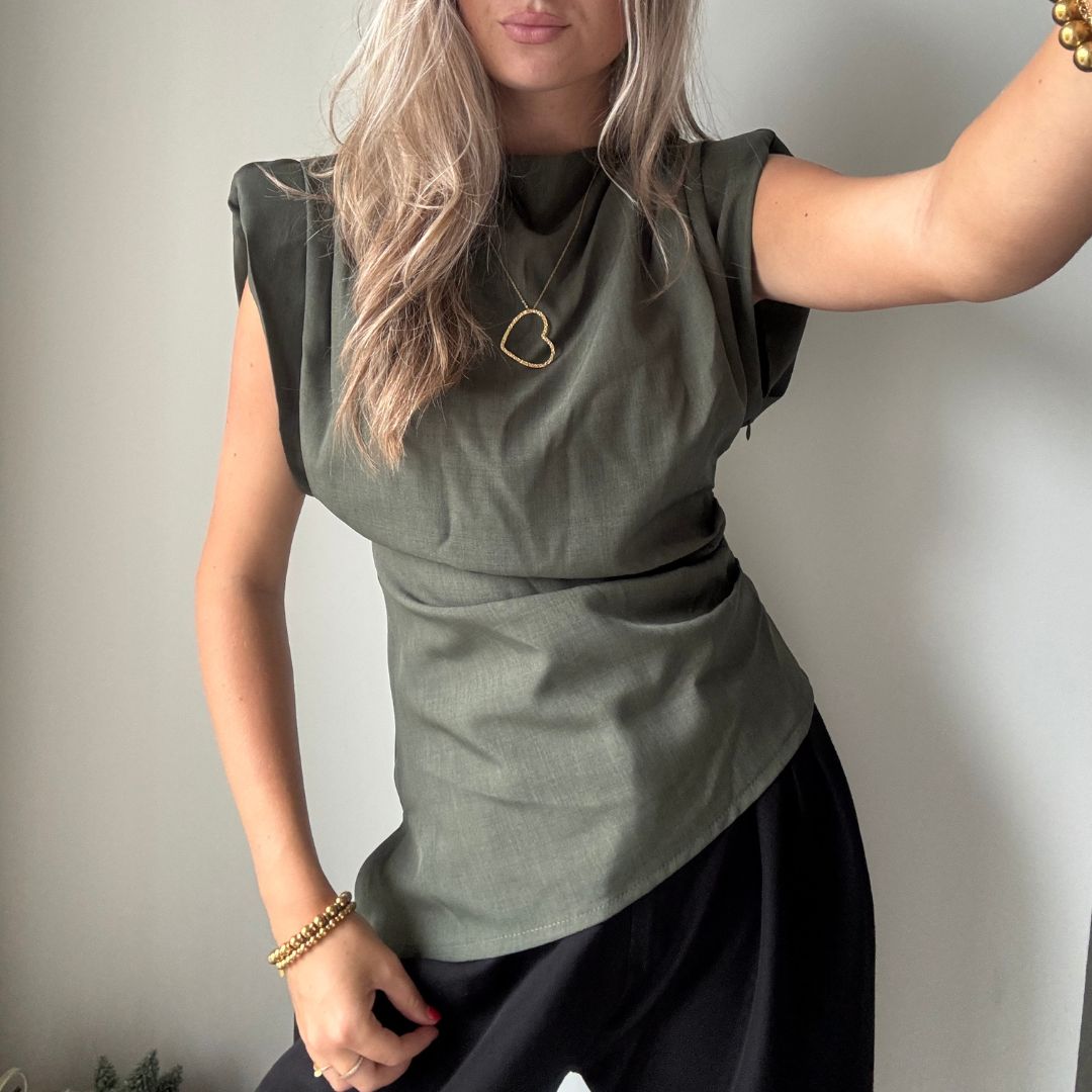 CLAIRE TOP GROEN