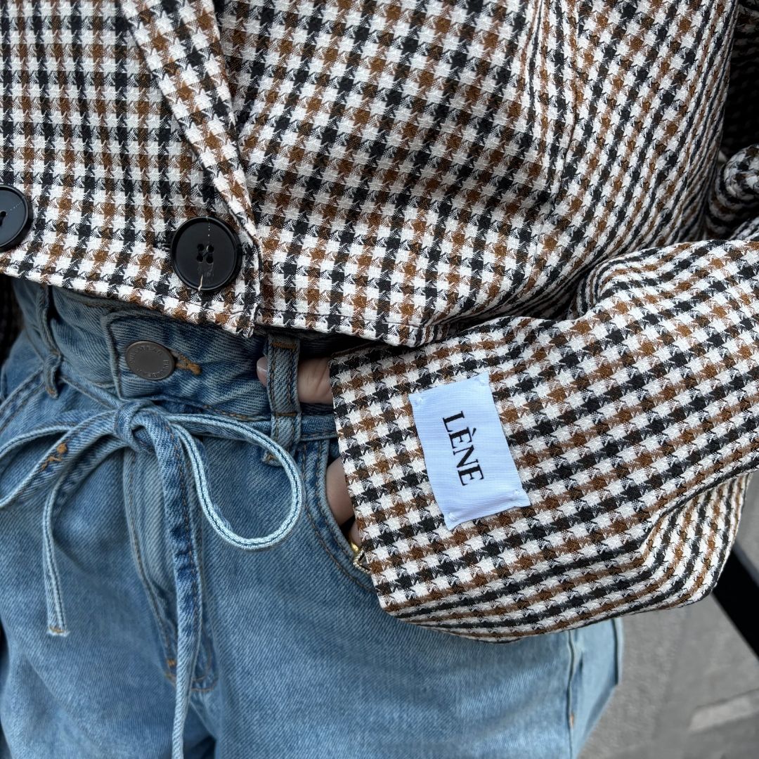 FELINE BLAZER CROPPED