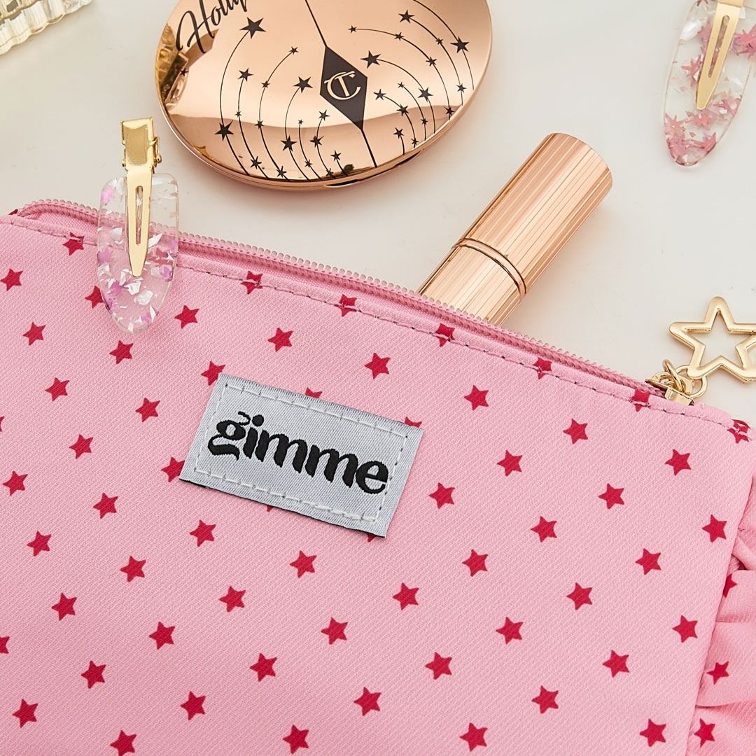 GIMME TASJE KLEIN STER ROZE ROOD