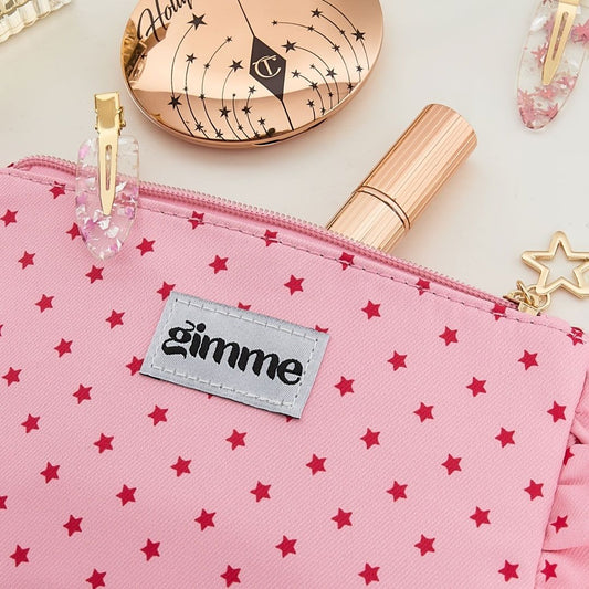 GIMME TASJE KLEIN STER ROZE ROOD