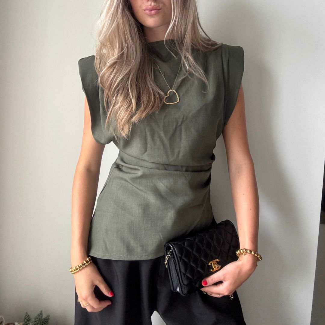 CLAIRE TOP GROEN