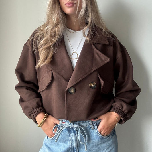 AUDREY TRENCHCOAT BRUIN