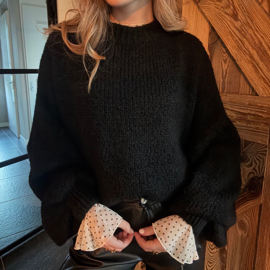 SENNE TRUI KNIT ZWART