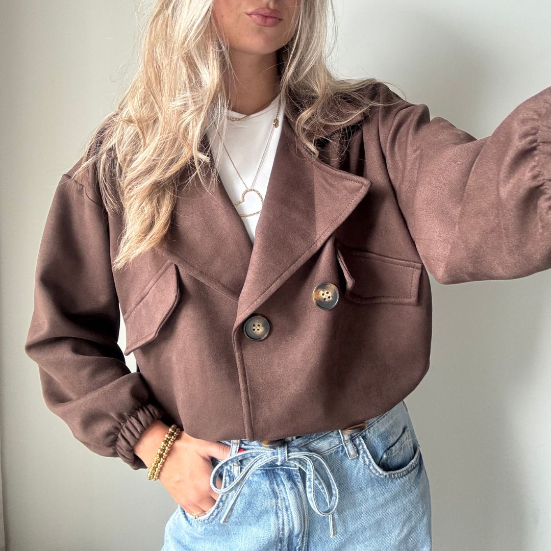 AUDREY TRENCHCOAT BRUIN