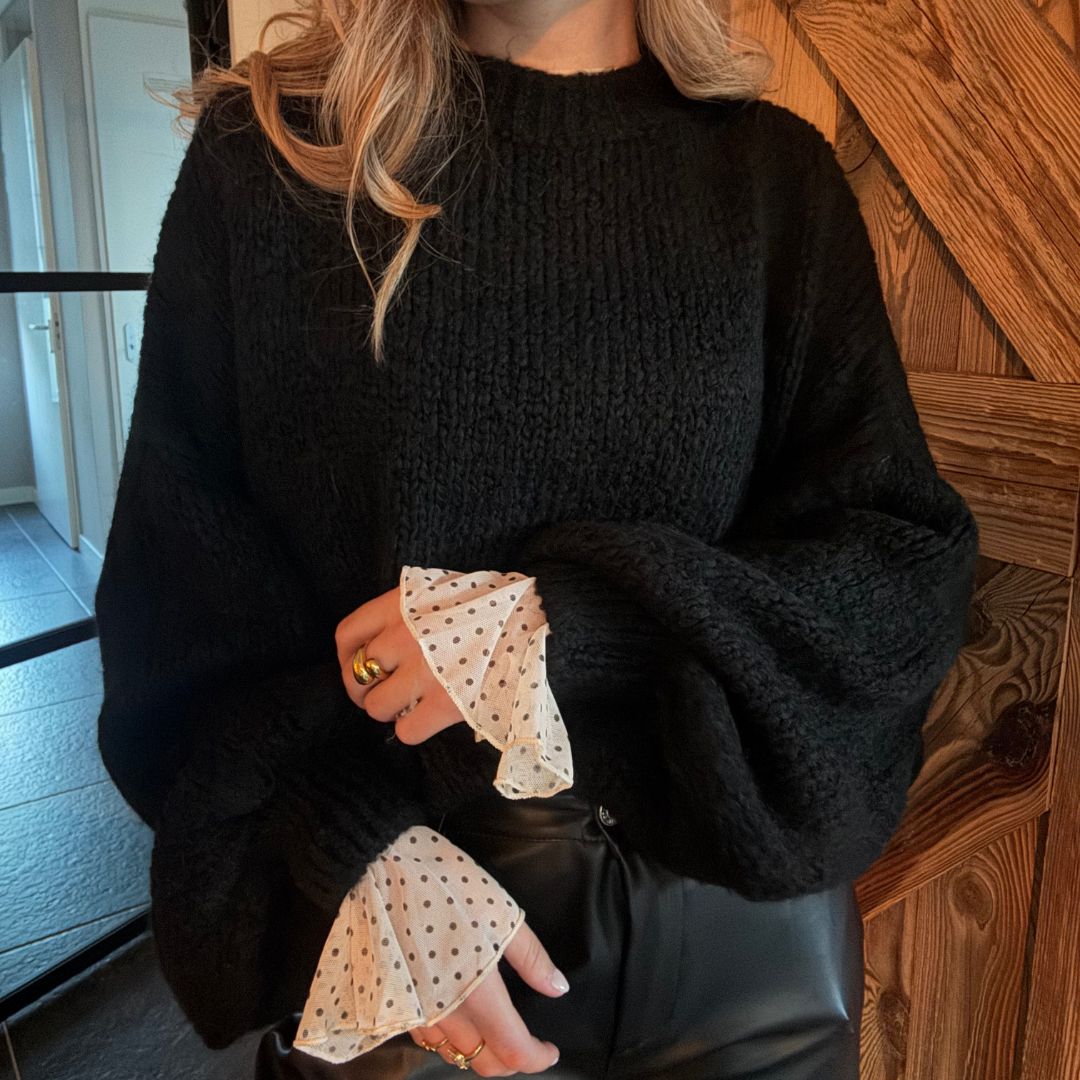 SENNE TRUI KNIT ZWART