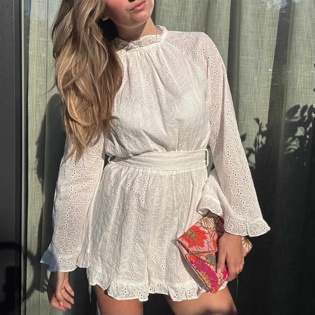 LUNA PLAYSUIT BRODERIE