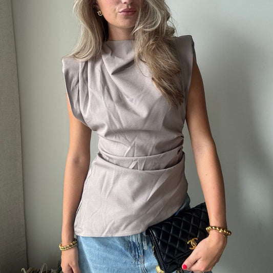 CLAIRE TOP TAUPE